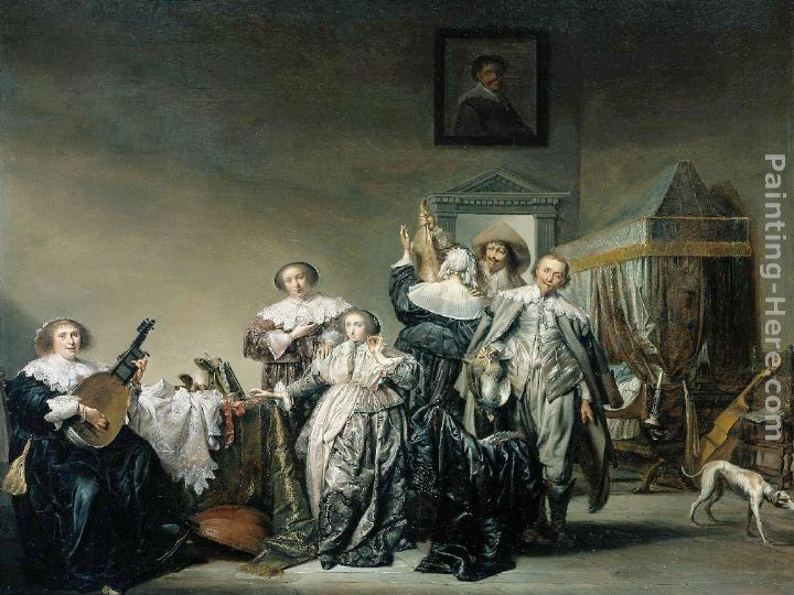 Galant Company painting - Pieter Codde Galant Company art painting